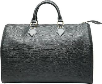 Louis Vuitton Pre-owned Handbags, female, Black, Size: ONE SIZE Pre-owned Speedy35 Epi Boston Bag