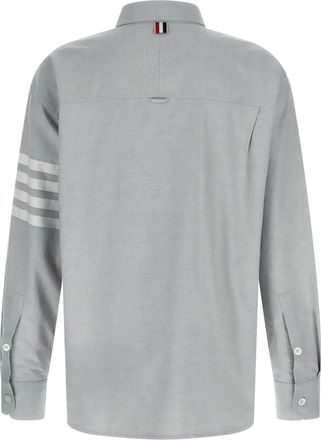 Thom Browne Mens Gray Cotton Blouse