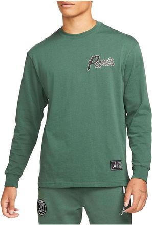 Nike Jordan Air Jordan x PSG Long Sleeve Graphic T-Shirt Noble Green DB6512-333