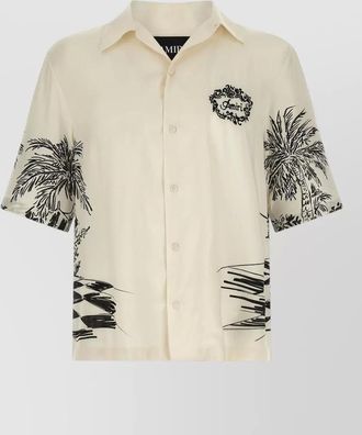 Amiri chateau sketch short sleeve graphic shirt