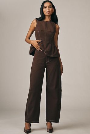 Maeve Curve Puddle Pants