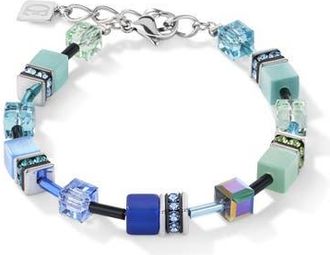 Coeur de Lion Geocube Bracelet in Blue - Green at Nordstrom, Size 8.5