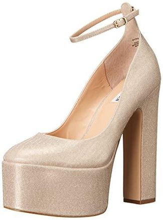 Steve Madden Damen Skyrise Pumps, Gold / Glitzer, 42 EU
