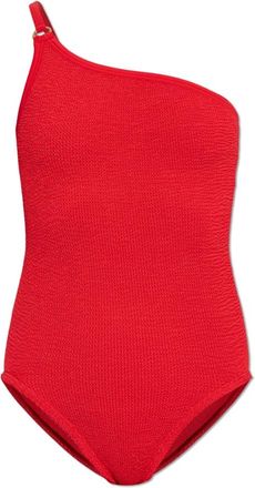 Hunza G Clara One-piece Zwempak - Dames - Badpakken - Rood - ONE Size - Badmode
