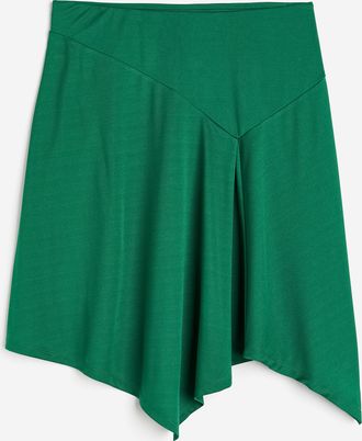 H&M Asymmetrischer Jupe - Green
