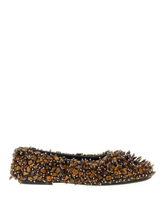 Dries Van Noten Beaded Ballet Flats
