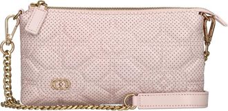 La Carrie Stich & Spoon Leren Tas - Dames - Schoudertassen - Roze - ONE Size - Leer - Tassen