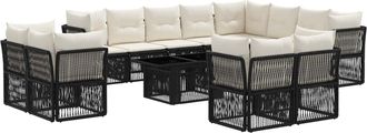 vidaXL Conjunto De Sof&aacute;s De Jard&iacute;n 13 Uds. Rat&aacute;n Sint&eacute;tico Vidaxl
