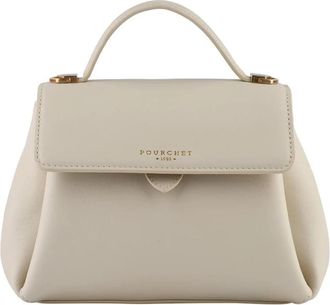 Pourchet S&eacute;vign&eacute; - Dames - Handtassen - Beige - ONE Size - Leer - Tassen