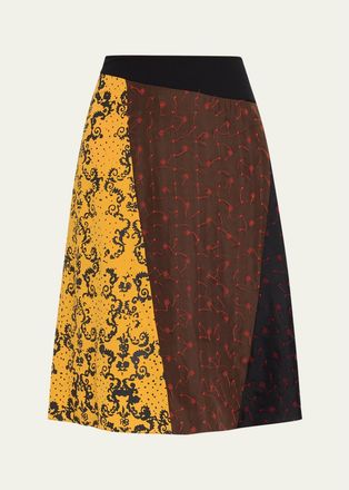 6397 Scraps Knee-Length Skirt