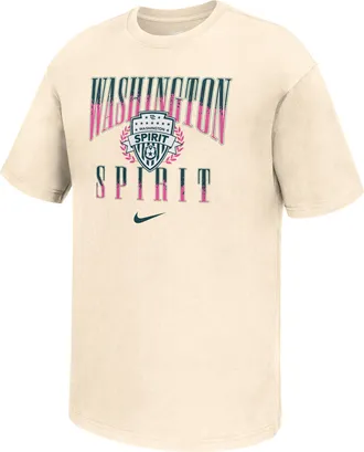 Nike Washington Spirit Max90 Nike Mens NWSL T-Shirt in White | M11766WSNS26-NAT
