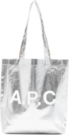 A.P.C. Lou Tote - Dames - Shoppers - Grijs - ONE Size - Katoen - Tassen