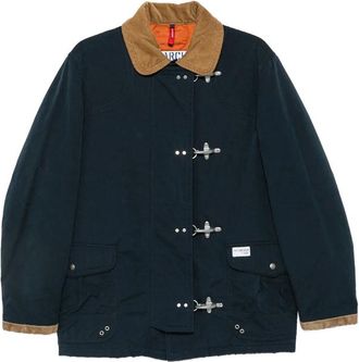 Fay Lobster-clasp Corduroy-collar Jacket