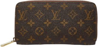 Louis Vuitton Monogram Brown Pvc Long Wallet (Bi-Fold) (Pre-Owned)