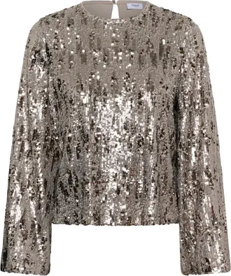 Saint Tropez Blouses & Hemden - Dames - Blouses & Shirts - Grijs - Maat: XL