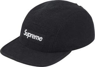 SUPREME Honkbalpet met logopatch - Zwart