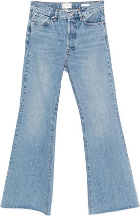 Frame Denim The Lax Raw-edge Wide-leg Jeans