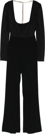 Galvan Liquid Chain jumpsuit - Zwart