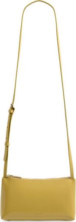 Mansur Gavriel Mini Gaia Leather Crossbody Bag in Paglia at Nordstrom