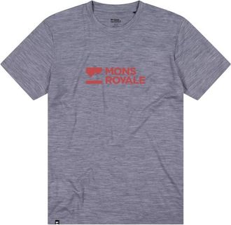 Mons Royale Icon T-Shirt für Herren | grau