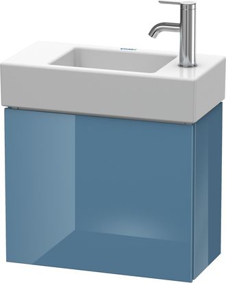 Duravit Duravit L-cube Mueble De Pared 48.0 X 24.0 Cm, 1 Puerta, Para Vero Air 072450 Lc6246l, Color: Laca De Alto Brillo Stone Blue - Lc6246l4747