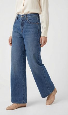Calvin Klein Jeans Weite Jeans CALVIN KLEIN JEANS, Damen, Gr. 26, L&auml;nge 32, indigo julius, Denim/Jeans, Obermaterial: 100% Baumwolle, relaxed fit normal, Jeans Weite Jea
