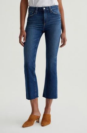 AG - Adriano Goldschmied Farrah Raw Hem Crop Bootcut Jeans in 11 Years Memory at Nordstrom Rack, Size 33