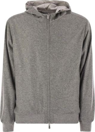 Fedeli Giacca reversibile con cappuccio - Grigio