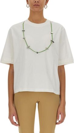 AMBUSH White Solid Crew Neck T-Shirt