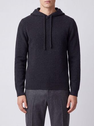 Roberto Collina Merino Wool Knit Hoodie