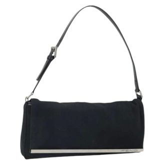 Fendi Pre-owned Shoulder Bag - Dames - Pre-owned - Zwart - Maat: ONE Size Katoen