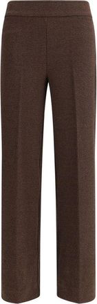 Avenue Montaigne Brown Polyester Casual Womens Pants