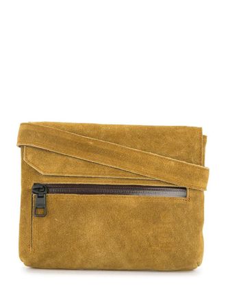 As2ov flap shoulder bag - men - Suede - OS - Brown