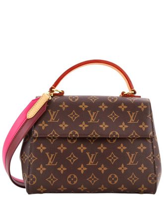 Louis Vuitton Brown Monogram Canvas Cluny Top Handle Bb (Authentic Pre-Loved)