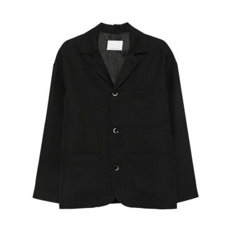 Nine In The Morning Americana con solapas de pico - Jackets - Hombre - Negro - S