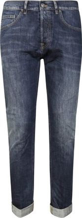 Dondup Iconische Broek - Heren - Slim Fit Jeans - Blauw - W36 - Jeans