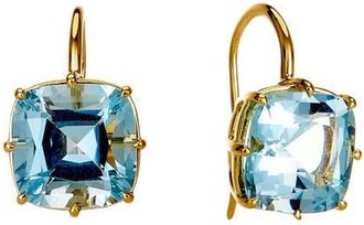 Syna Cushion Earrings in Blue Topaz at Nordstrom, Size Small