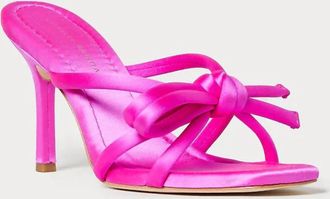 Loeffler Randall Womens Margi Bow Heel In Fuchsia