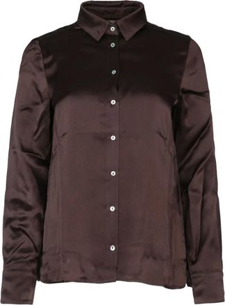 iBlues Camicia in raso - Marrone