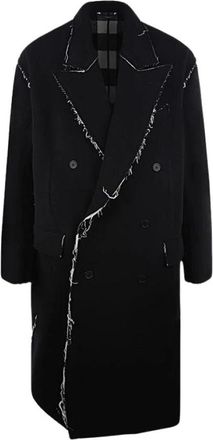 Balenciaga Buffalo Check Oversized Jas - Heren - Mantel - Zwart - S - Polyester - Jassen