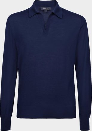 Sease Mens Johnny Wool Collared Pullover