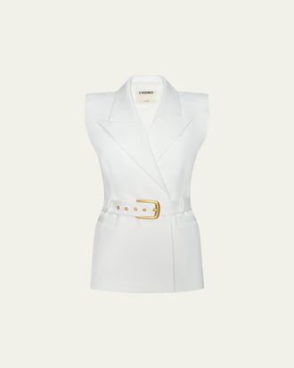 L'agence Emerly Belted Vest