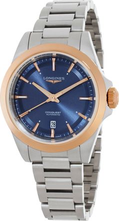 Longines Conquest Automatic Blue Dial Ladies Watch L3.320.5.92.6