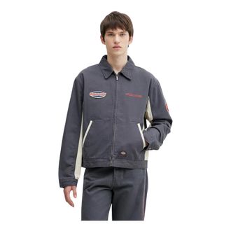 Dickies Heren, Jassen, Blauw, Maat: L Katoen