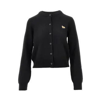 Maison Kitsun&eacute; Baby Fox wool cardigan Woman XS
