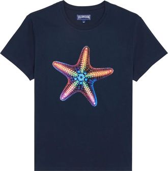 Vilebrequin T-shirt Disco Stars - Blu
