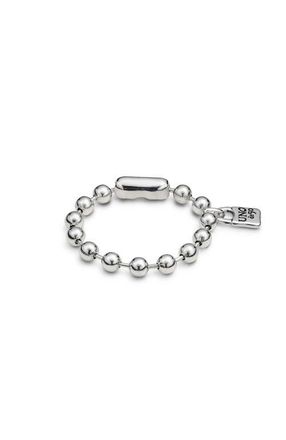 UNOde50 Beadline Bracelet in Silver at Nordstrom, Size X-Large