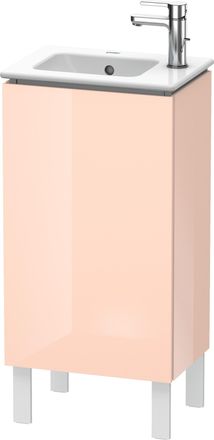 Duravit Duravit L-cube Mueble De Aseo Vertical, 1 Puerta, Con Bisagra A La Izquierda, 420mm, Para Me By Starck 072343, Color: Perla De Albaricoque Laca De Alt