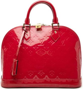 Louis Vuitton 2013 Monogram Vernis Alma PM handbag - women - Leather - One Size - Red
