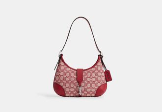 Coach Hamptons Hobo Bag In Signature Textile Jacquard
